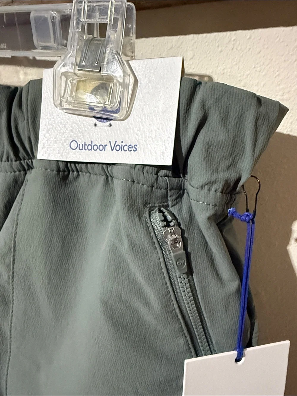 NWT Outdoor Voices Agave Green RekTrek Shorts